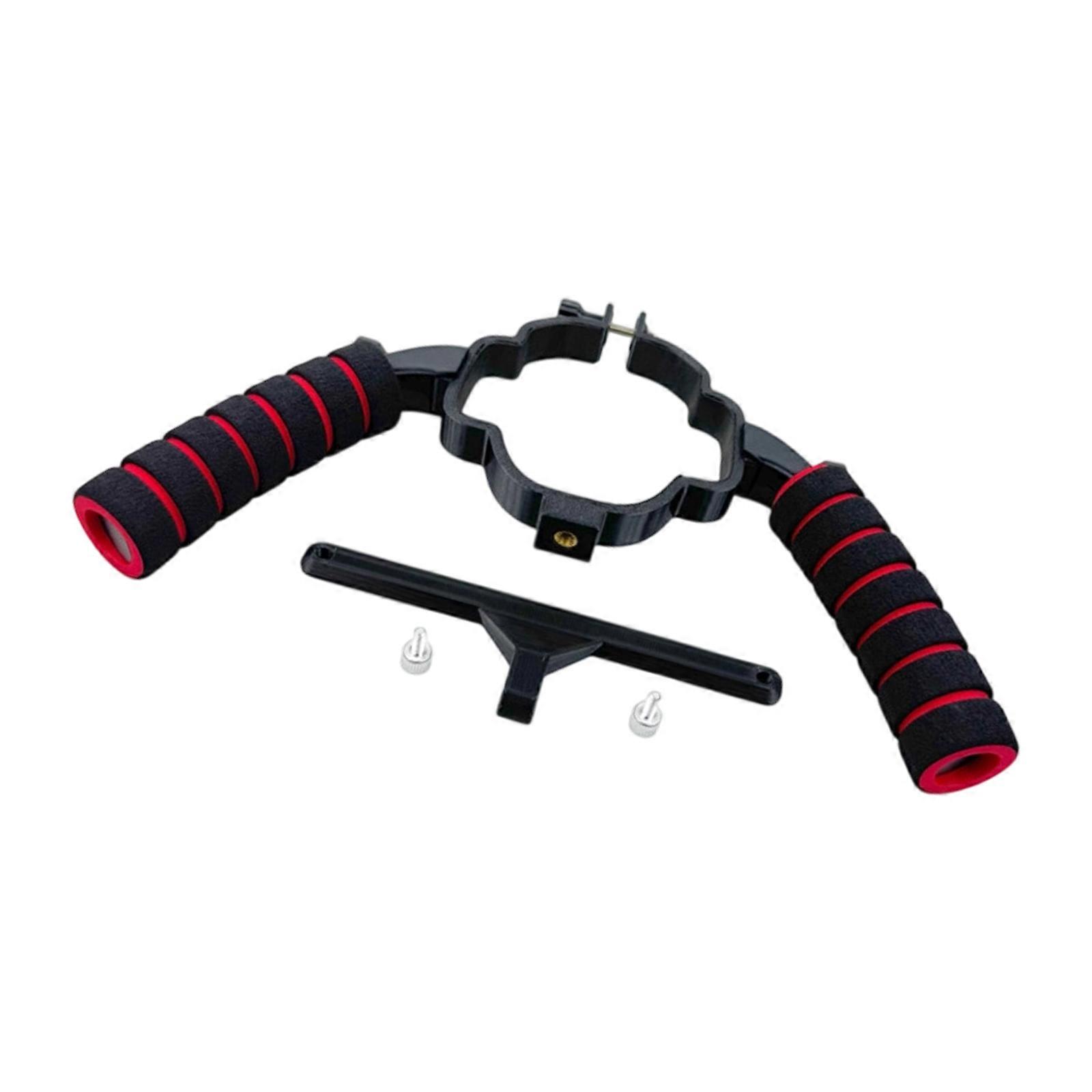 Double Handle Adapter Holder Grip For 4Pro Cameras Features 1/4 Screw Tripod And Easy Installation Multicolor
