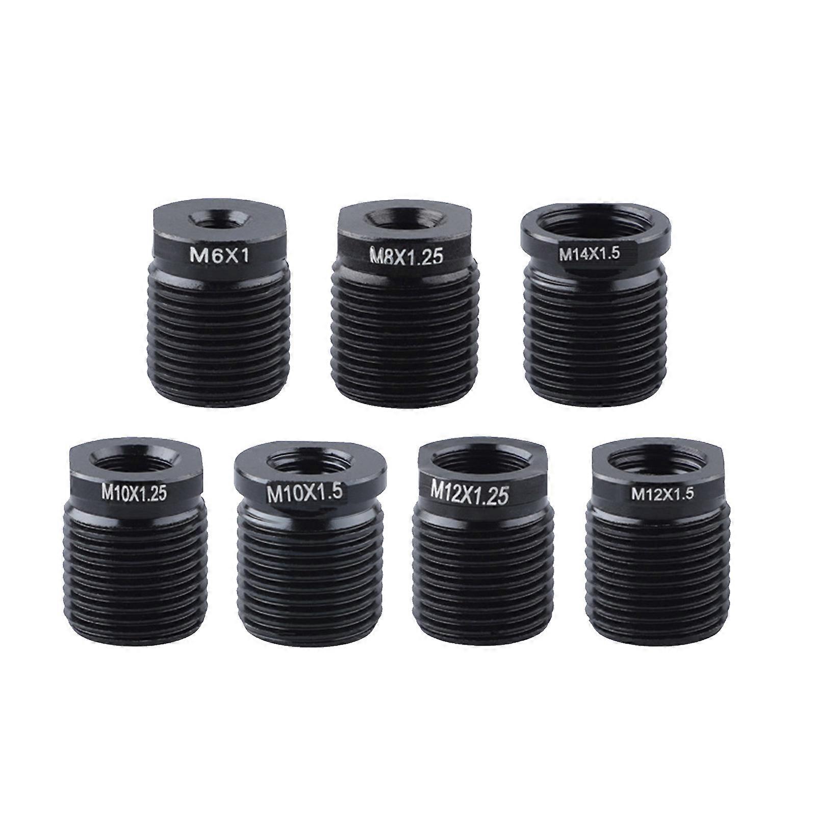 Multiple Vehicle Quick Install Gear Shifts Knob Adapters 7pcs Metal Kit Corrosion Resistant Tool for Custom Modifications Multicolor