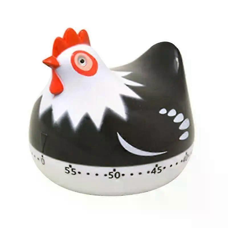 1~5PCS Minute Novelty Chicken Kitchen Timer Mechanical Rotating Alarm Baking Countdown Clock Reminder Tools for Cooking Sports