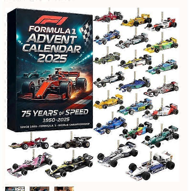 Racing Advent Calendar for F1 Fans - 2025 Christmas Countdown with Blind Boxes