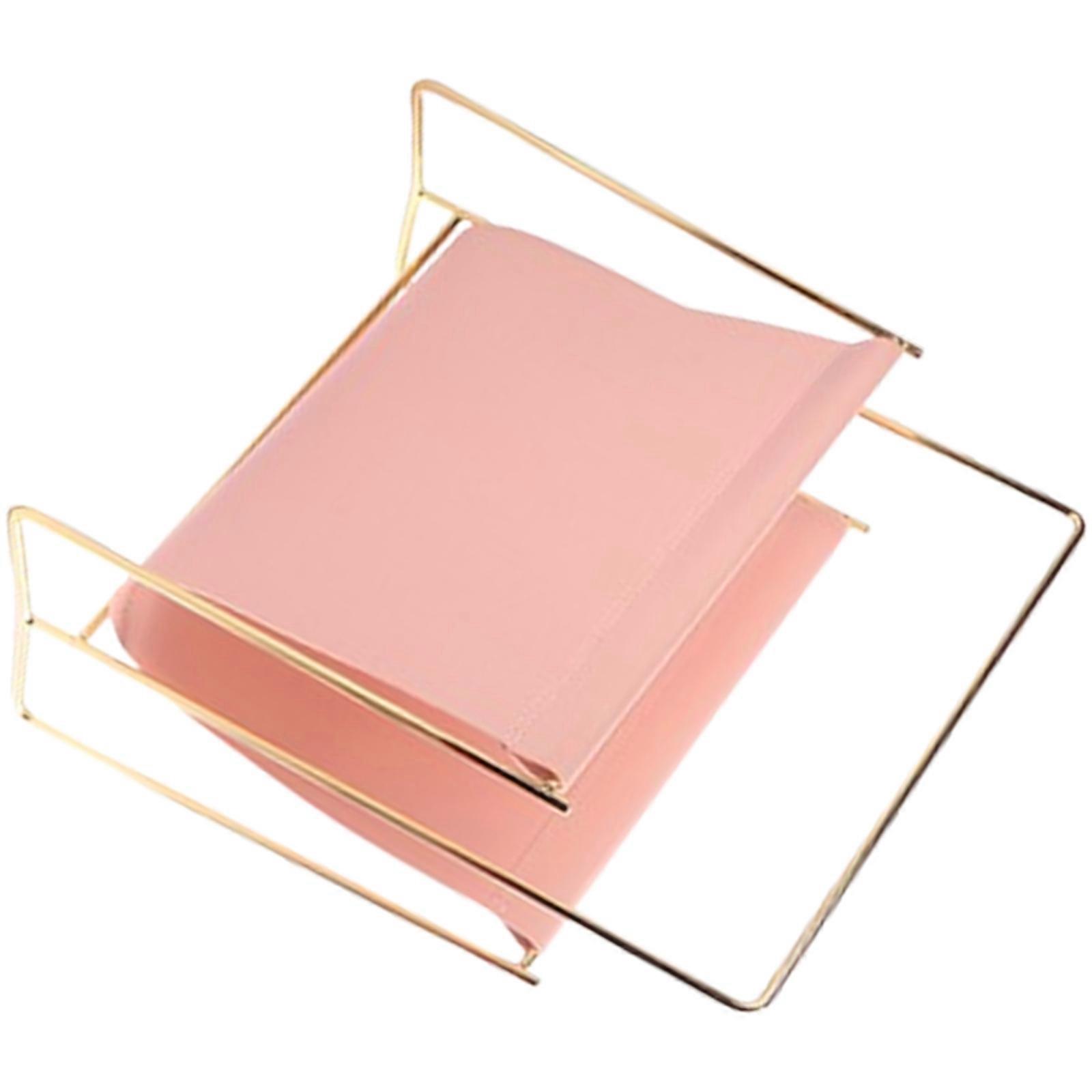 Iron   With PU Leather AccentCompact Solution For Living  Office Book Storage Needs Multicolor