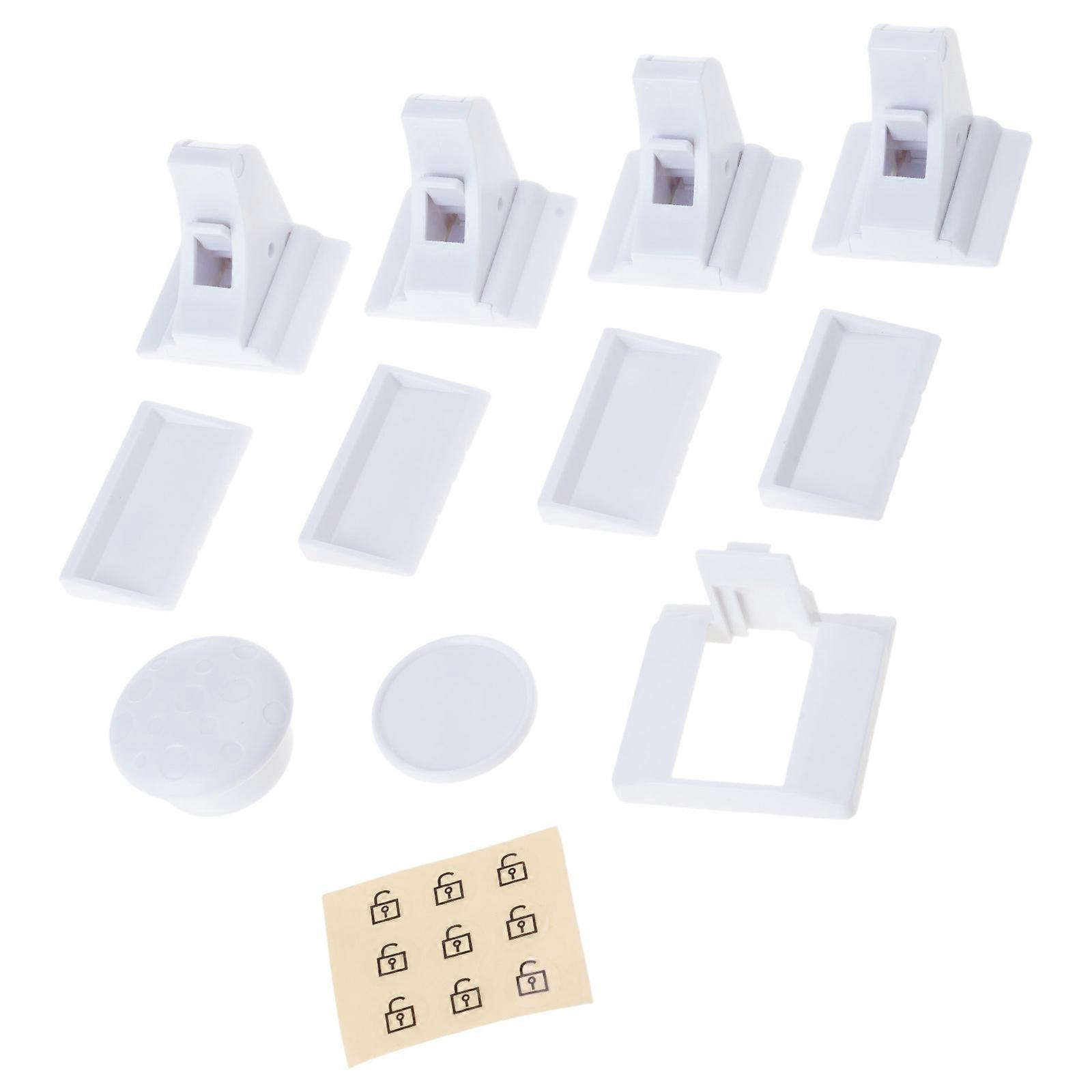 Streamlined Magnetic Lock For Home Office Child Safety Exits Openings No Tools Essential Multicolor