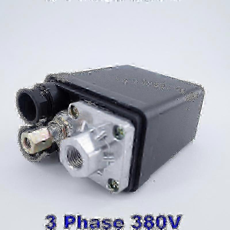 175psi 10bar 380v 20a 3-phase Air Compressor Pressure Switch Control Valve - 1 Port - 6-8bar Range