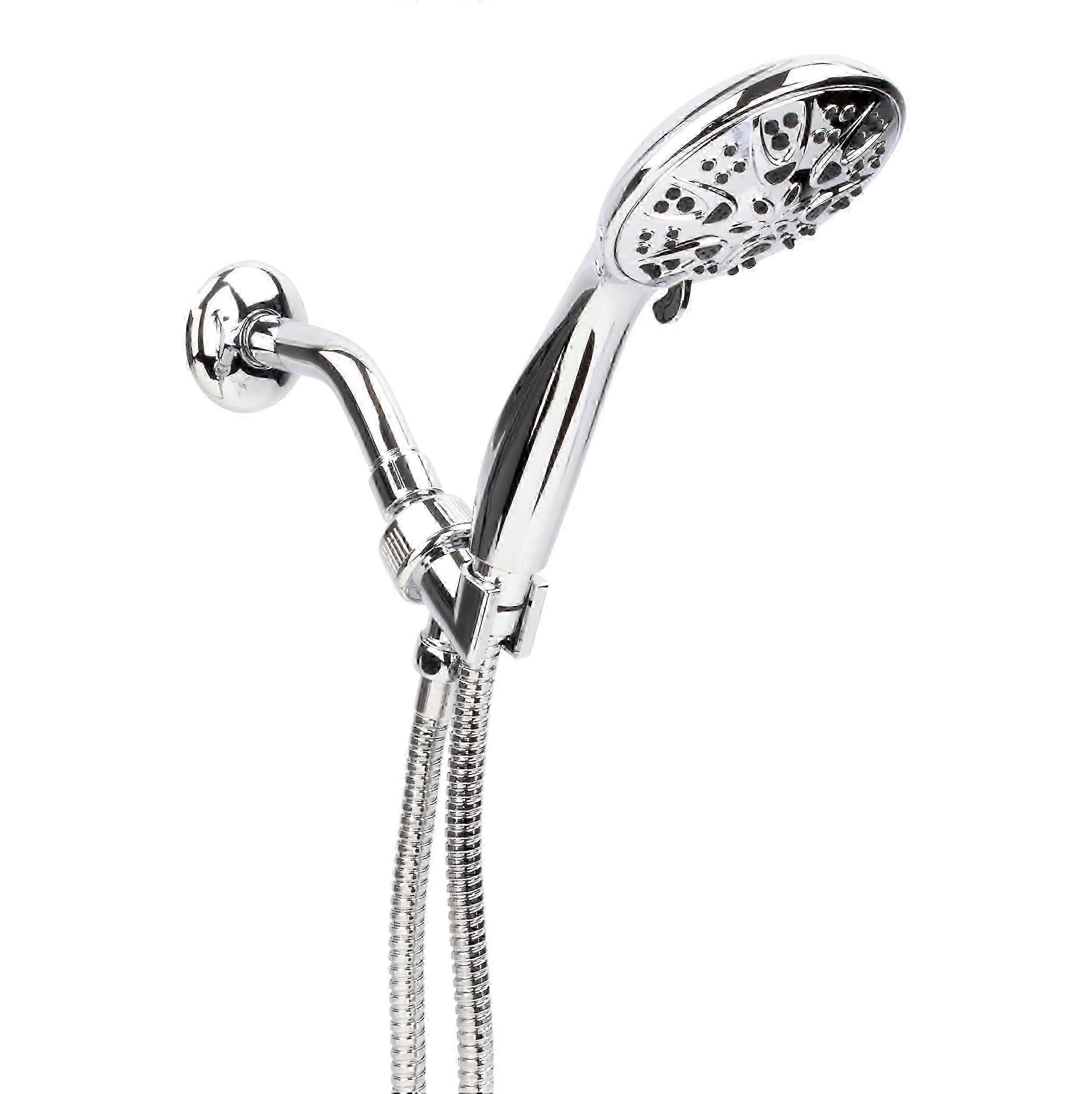 Handheld Chrome Shower Head with 5 Settings