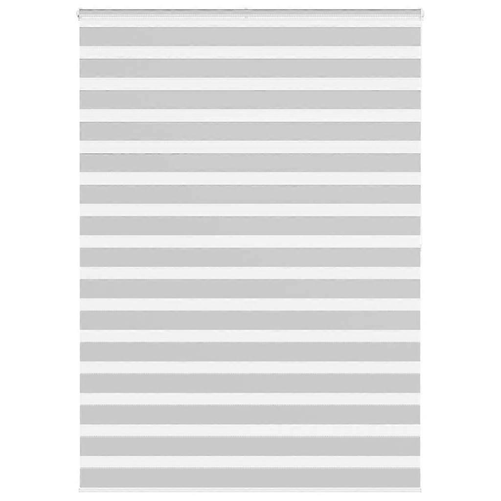 Doppelrollo Hellgrau 165x200 cm Stoffbreite 160,9 cm Polyester