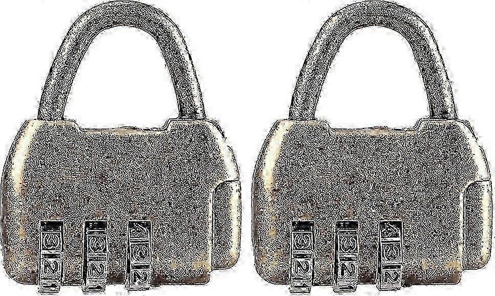 f Retro Combination Lock Digital Number Code Lock Creative Handbag Shape Padlock for Storage Box Jewelry Box Gift Box Cabinet Drawer Sui