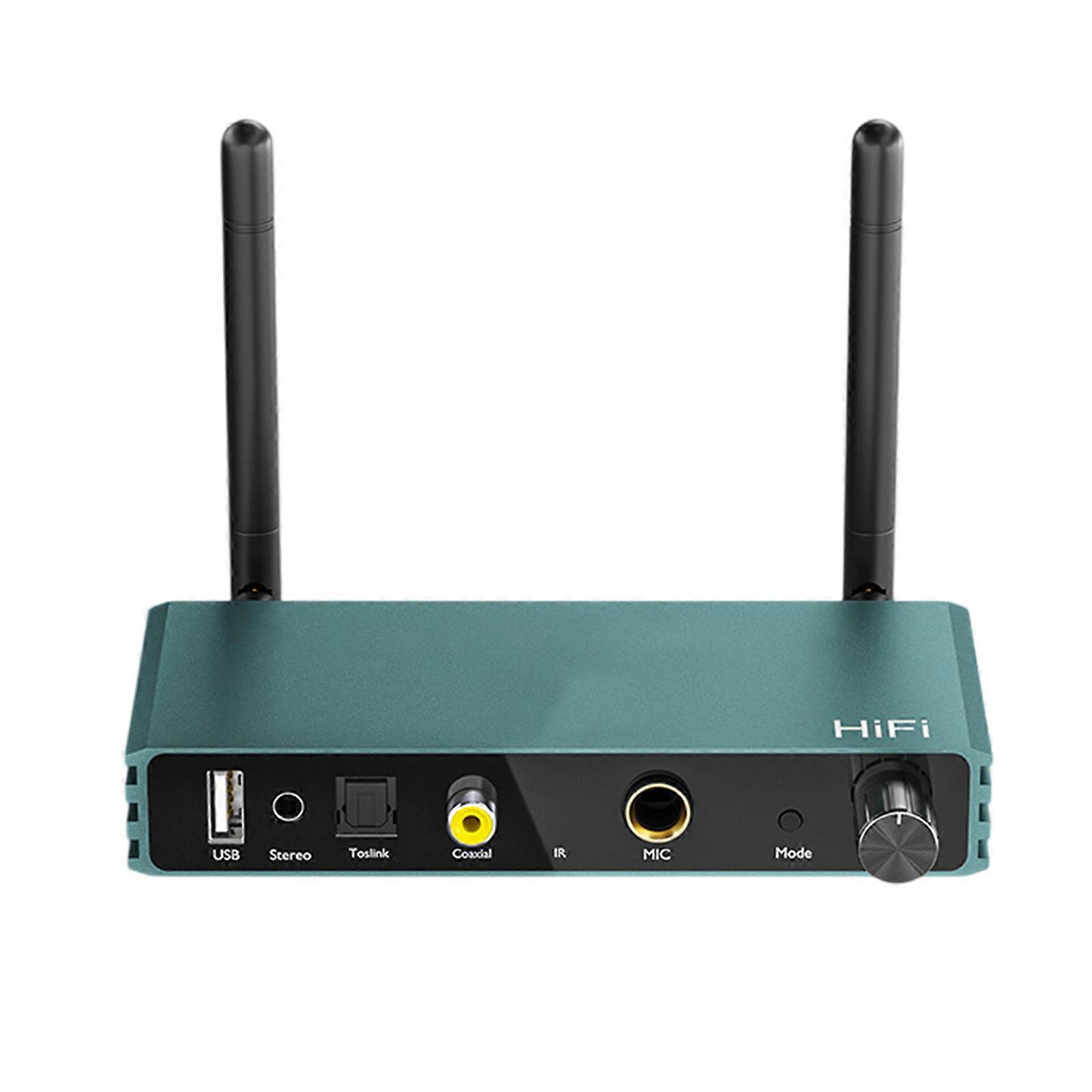 Bluetooth-compatible Digital to Analog Converters Bluetooth-compatible Digital 2 Devices Connect Support Volumes Control Multicolor