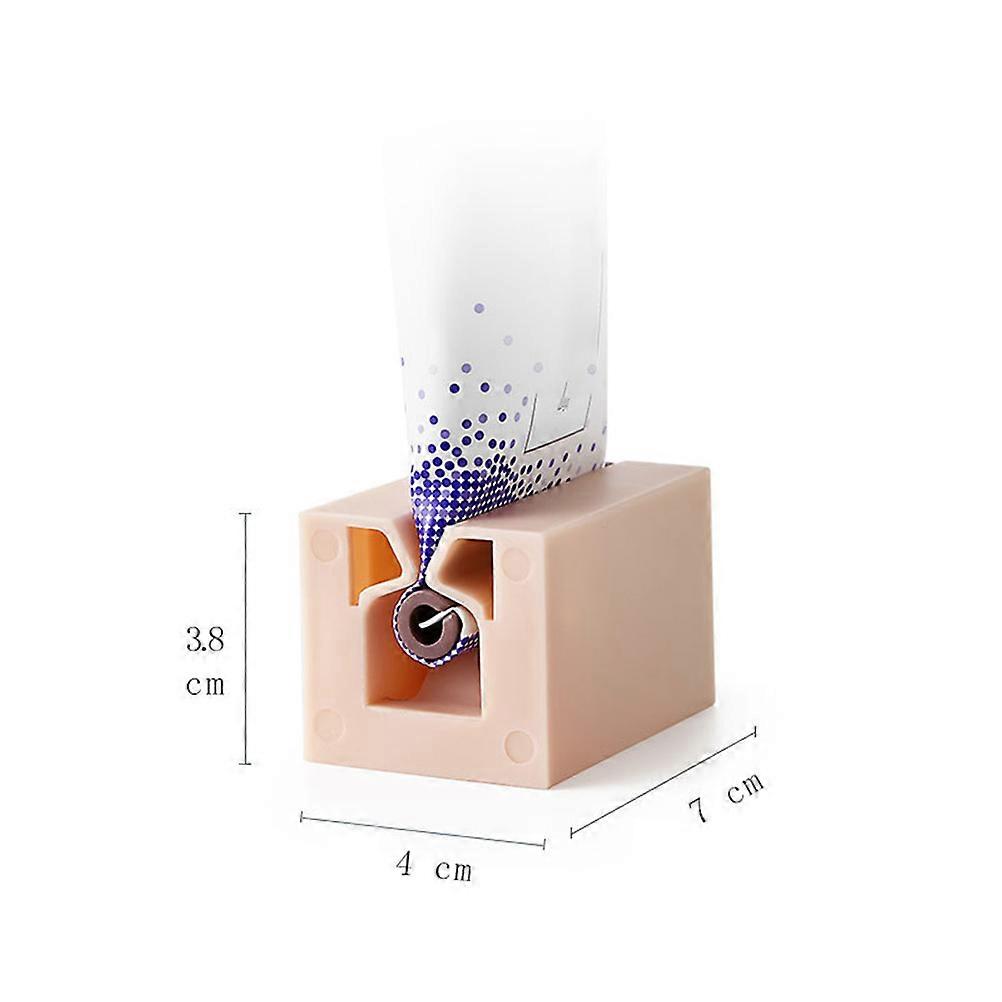 2pcs Plastic Toothpaste Squeezer Extruder Hand Style Durable for Home (Random Color)