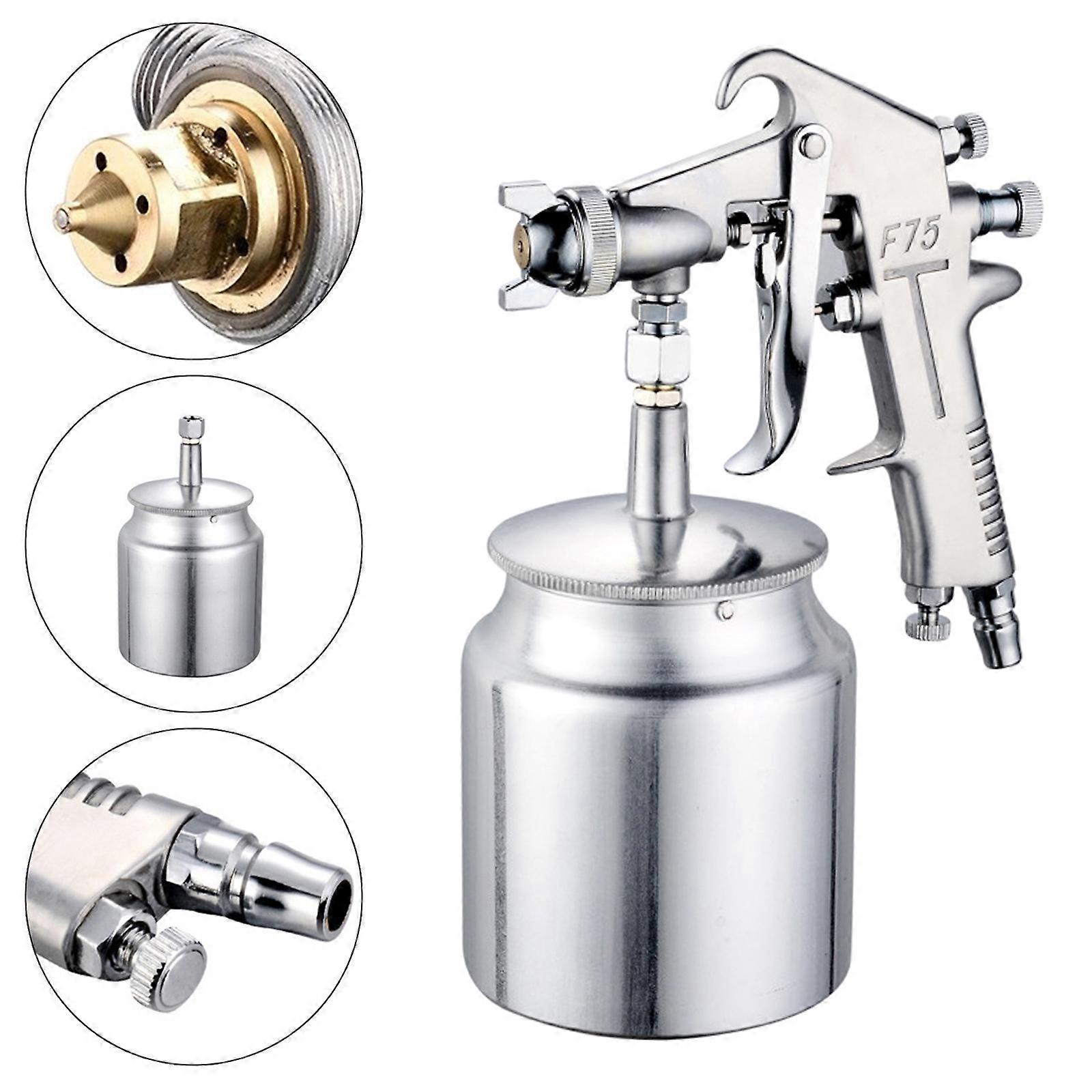 Adjustble Flow Paint Sprayer Professional Spray Tool Rustproof Paint Pneumatic Sprayer Comfortable Grip Auto Paint Tool Multicolor