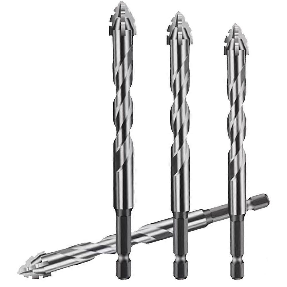 New Four-Edged Sawtooth Eccentric Drill for Dry Drilling 4pcs