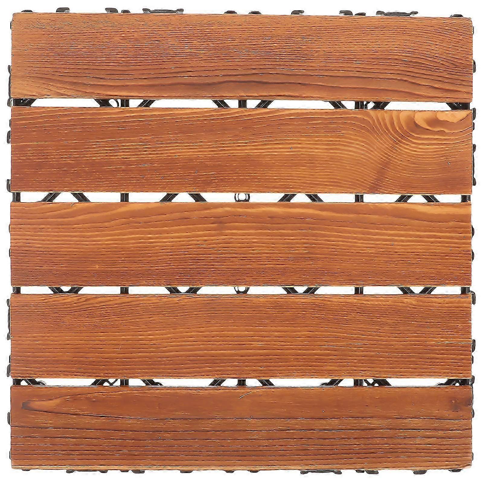 Balcony Deck Tile Patio Deck Tile Outdoor Flooring Decoration Multipurpose Interlocking Tile