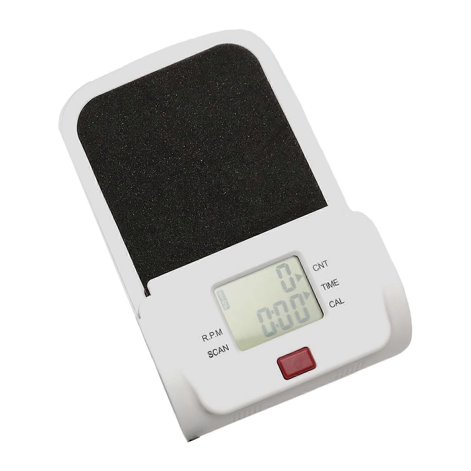 Rowing Machine Counter Home Rowing Machine Monitor Adjustable Odometer Gym Replacement Monitor for Fitness Bike Device  White