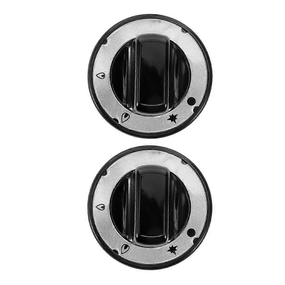 Stove Control Buttons ABS High Temperature Resistant 2Pcs for Cooker Knobs