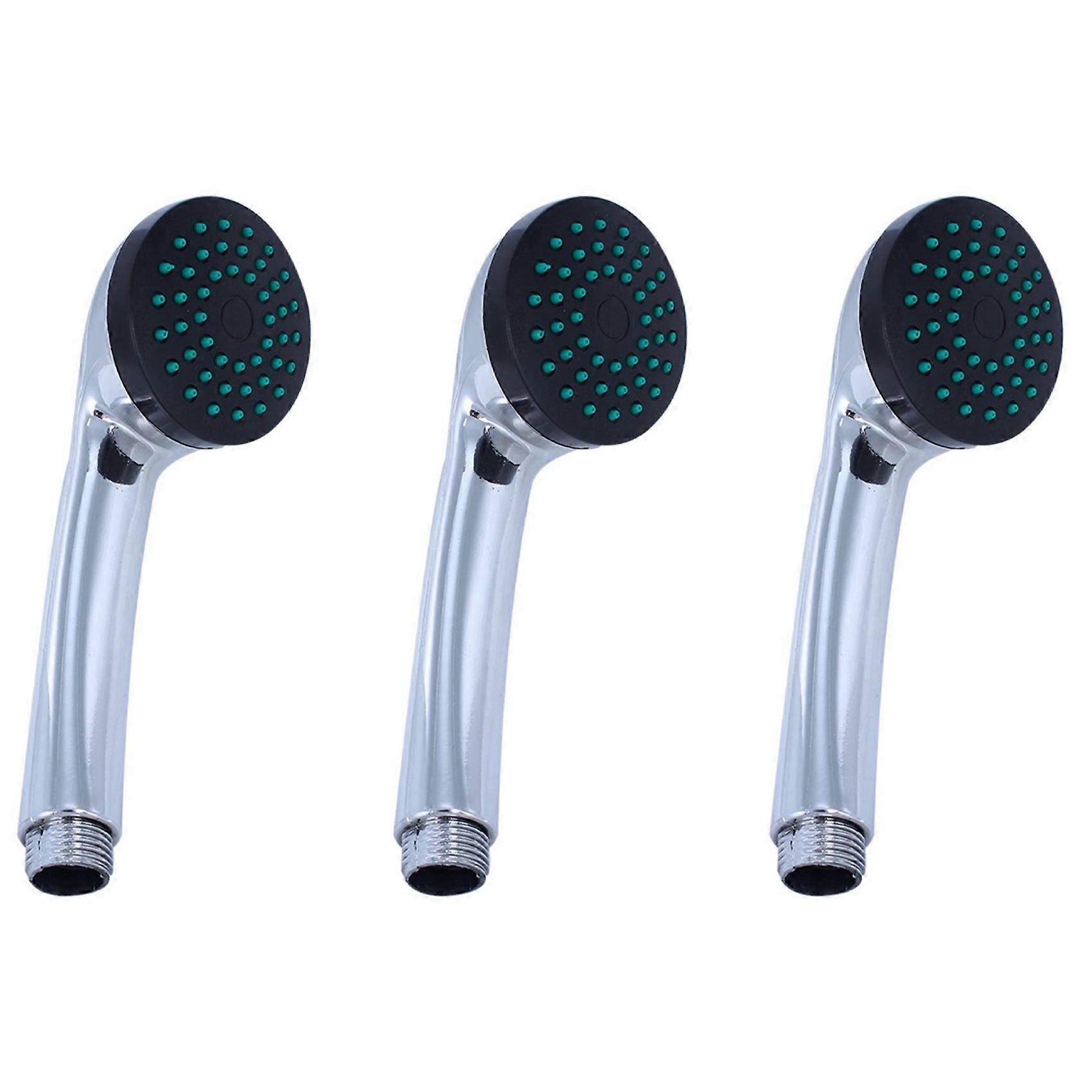 3X Multi Function Chrome ABS Economic Shower Head
