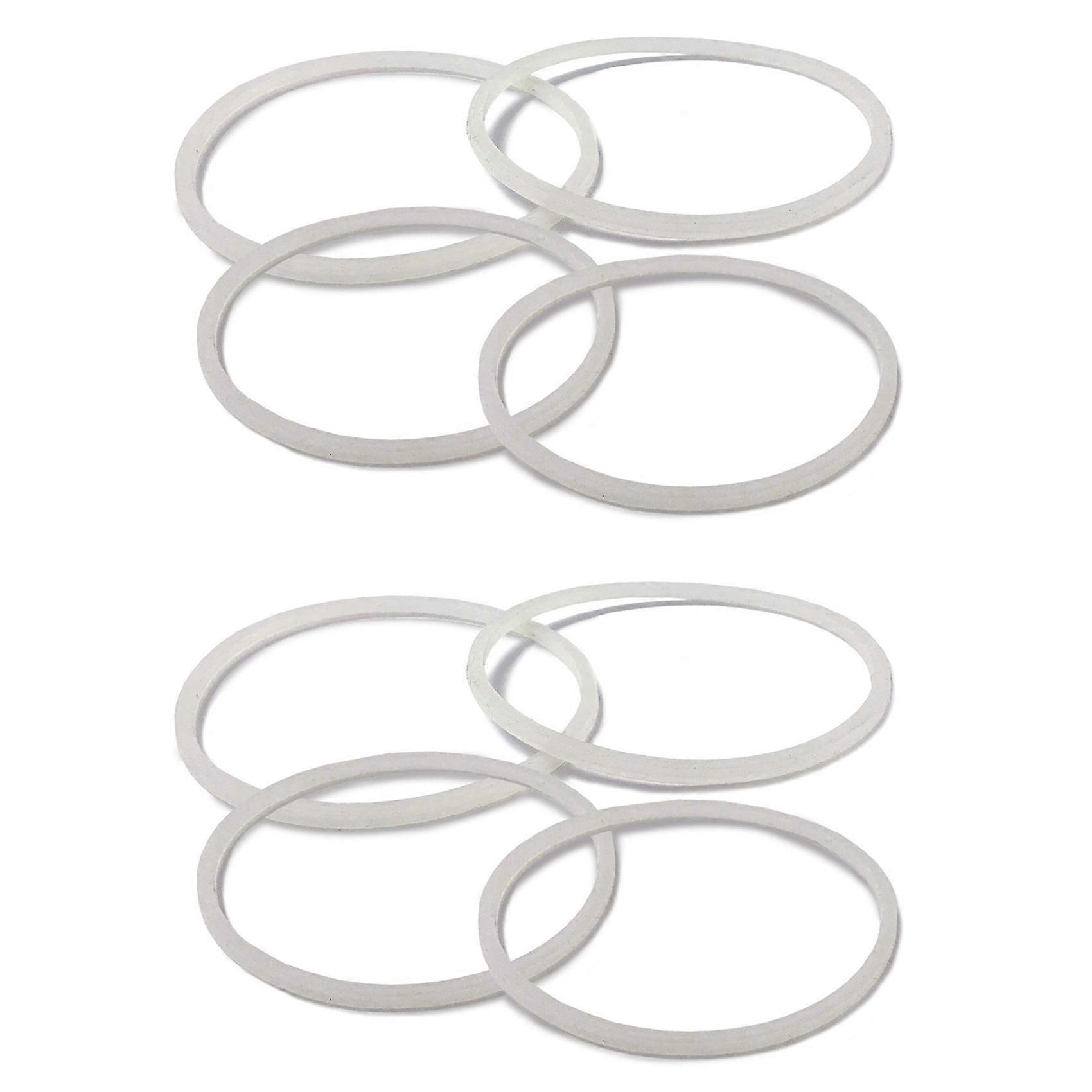  Replacement Gaskets Rubber Seal Ring for Magic Blender Flat/Cross 8 Pack