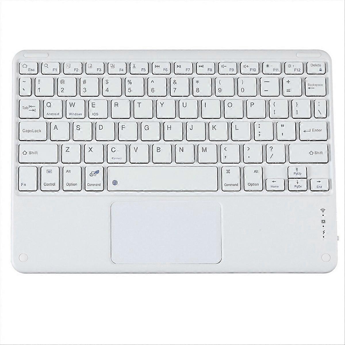 Wireless Keyboard Bluetooth Keyboard for PC Tablet Gaming White