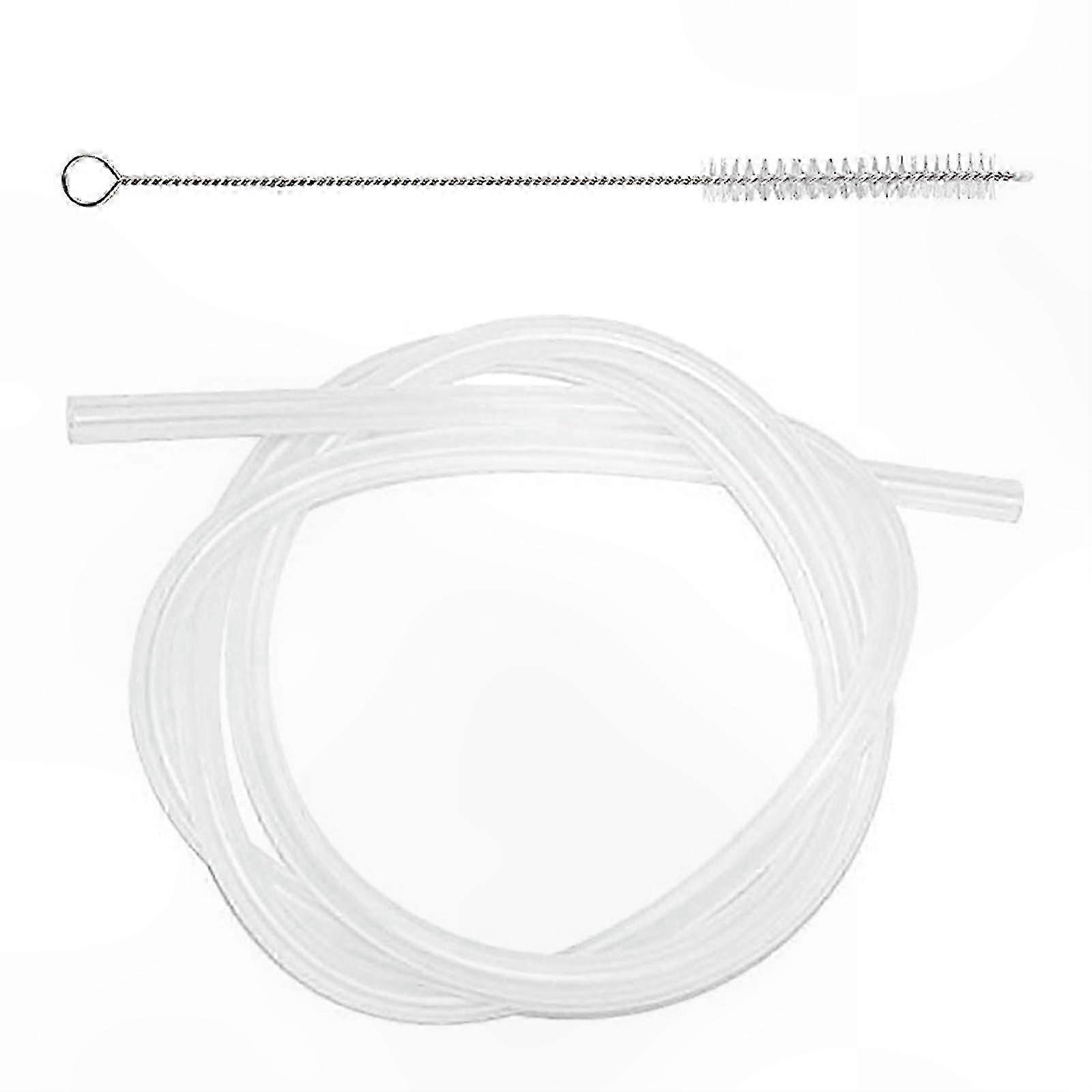 2M Silicone Milk Tube for Automatic Coffee Machines, Replacement Pipe Compatible with Various Models