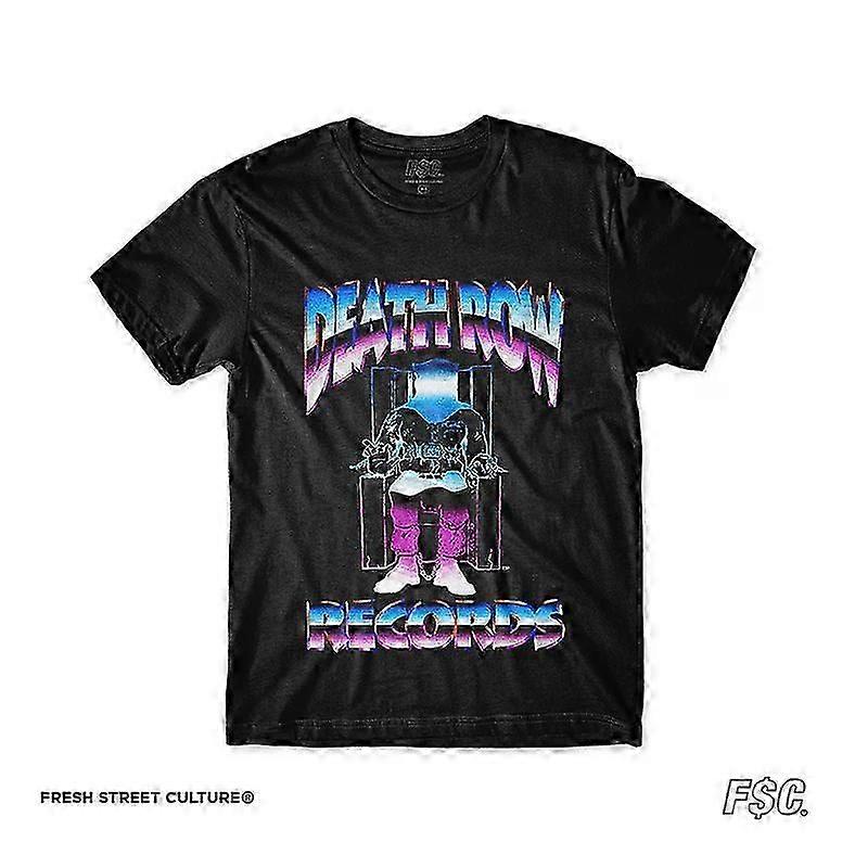 Death Row Chrome svart t-shirt
