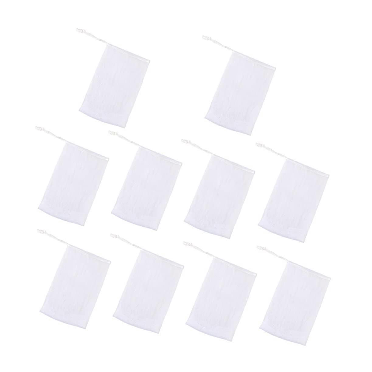 Soap Saver Bags Double Layer Mesh Foaming Net for Facial Cleansing and Shower Exfoliation