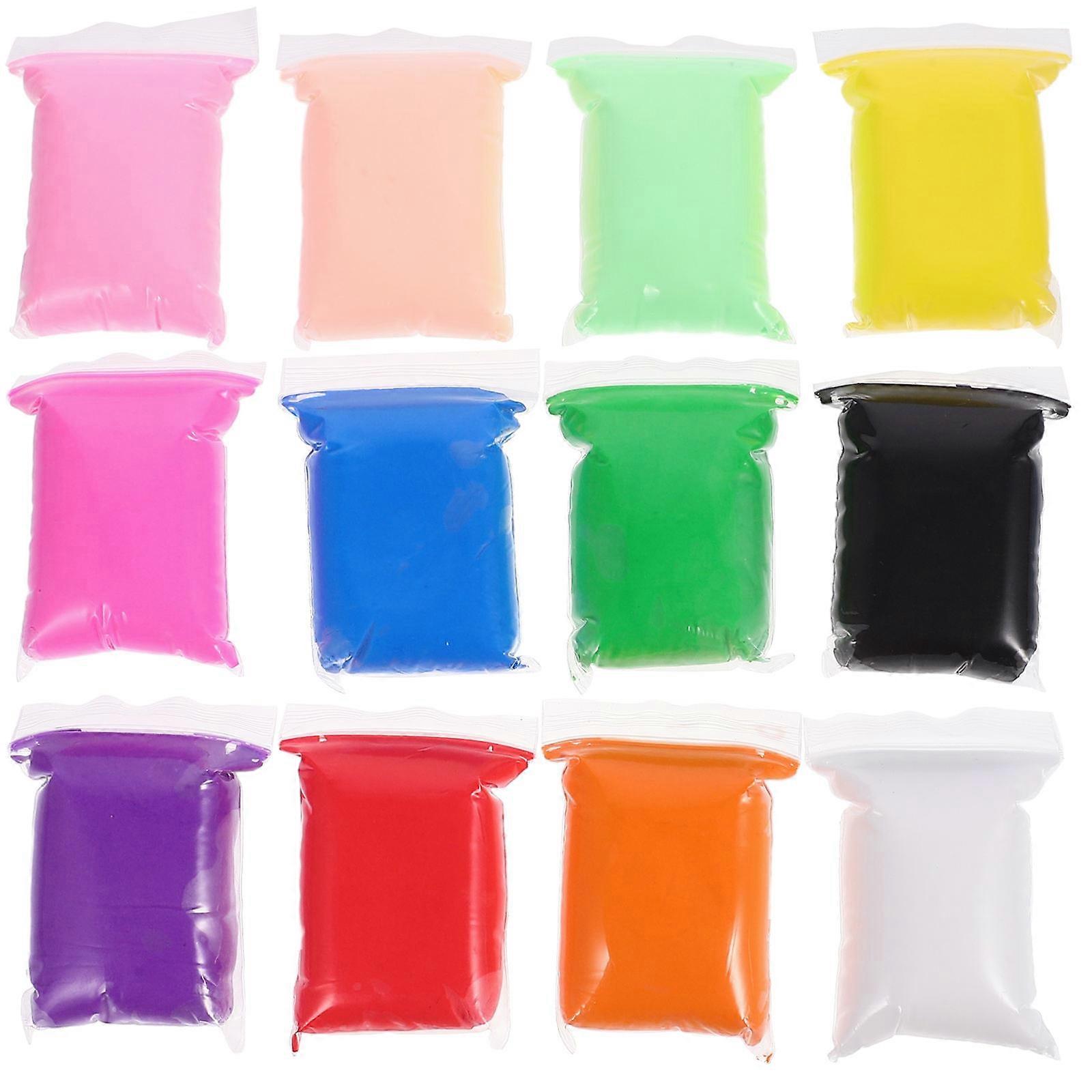 Assorted Color Clay Kit for DIY Modeling Clay Arts 12Packs Set