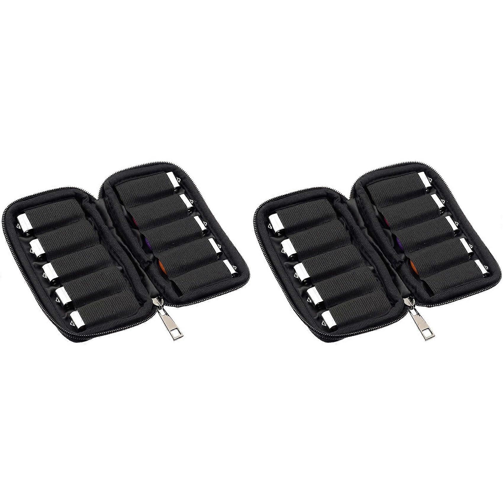 2X Flash Drive Storage Case - Dustproof Organizer Box for Thumb Drives and Electronic Accessories, Compact,A