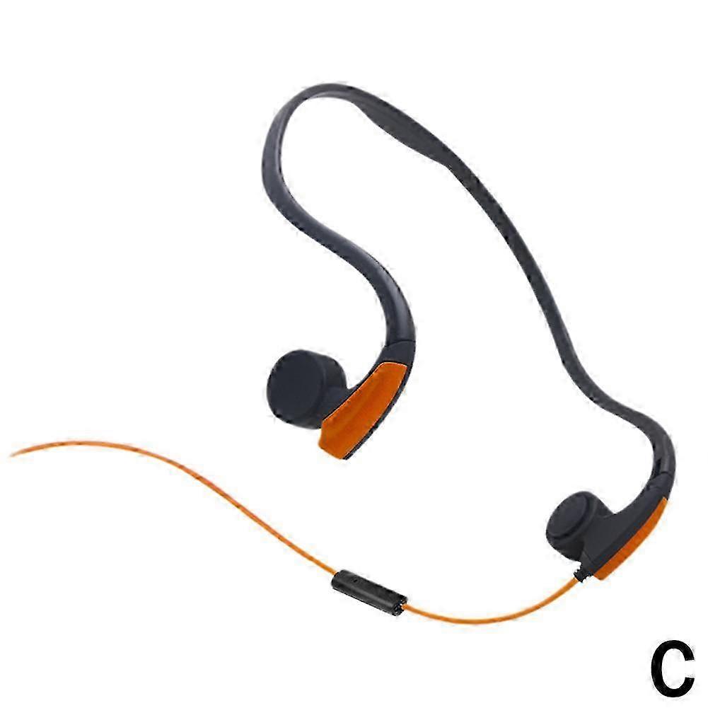 سماعات رأس سلكية للتوصيل العظمي مقبس صوت 3.5 مم للجري والمشي لمسافات طويلة