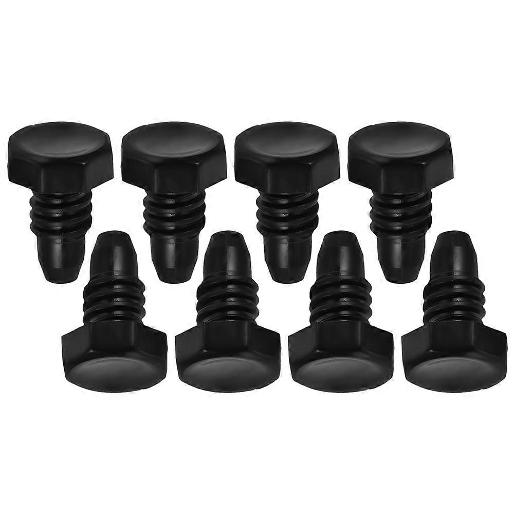 Pool Cues Protector Black Plastic End Caps for 32Pcs Snooker Cue Protection