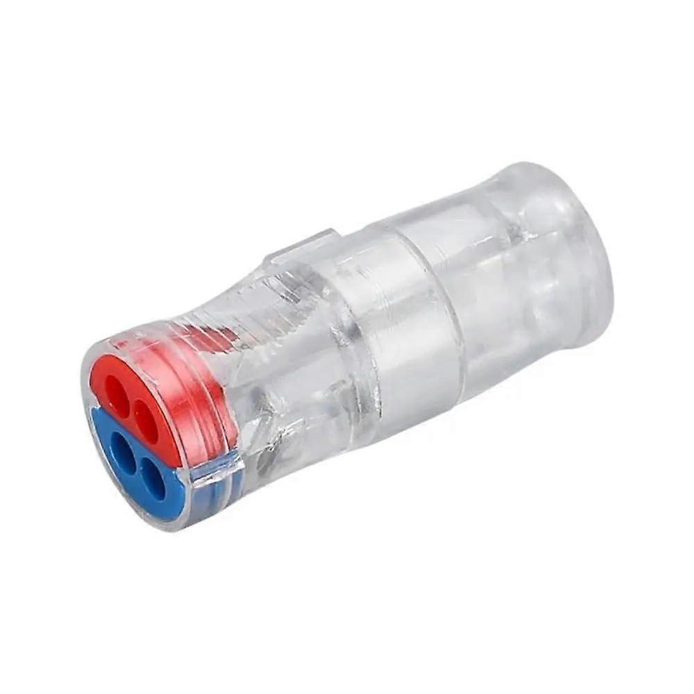 Quick Terminal Block Wire Connector Compact 2-Pin Push-In Electrical Connector for Automobile Cable Splice 20A
