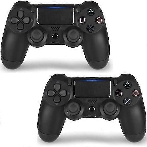 2x controladores inalámbricos PS4 DualShock, negros.