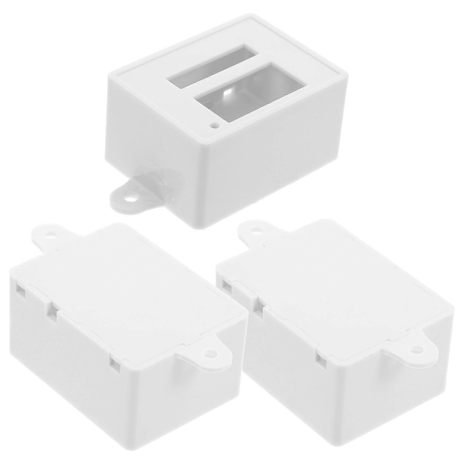 Electrical Switch Durable Waterproof Electrical Box for DIY Projects 3Pcs