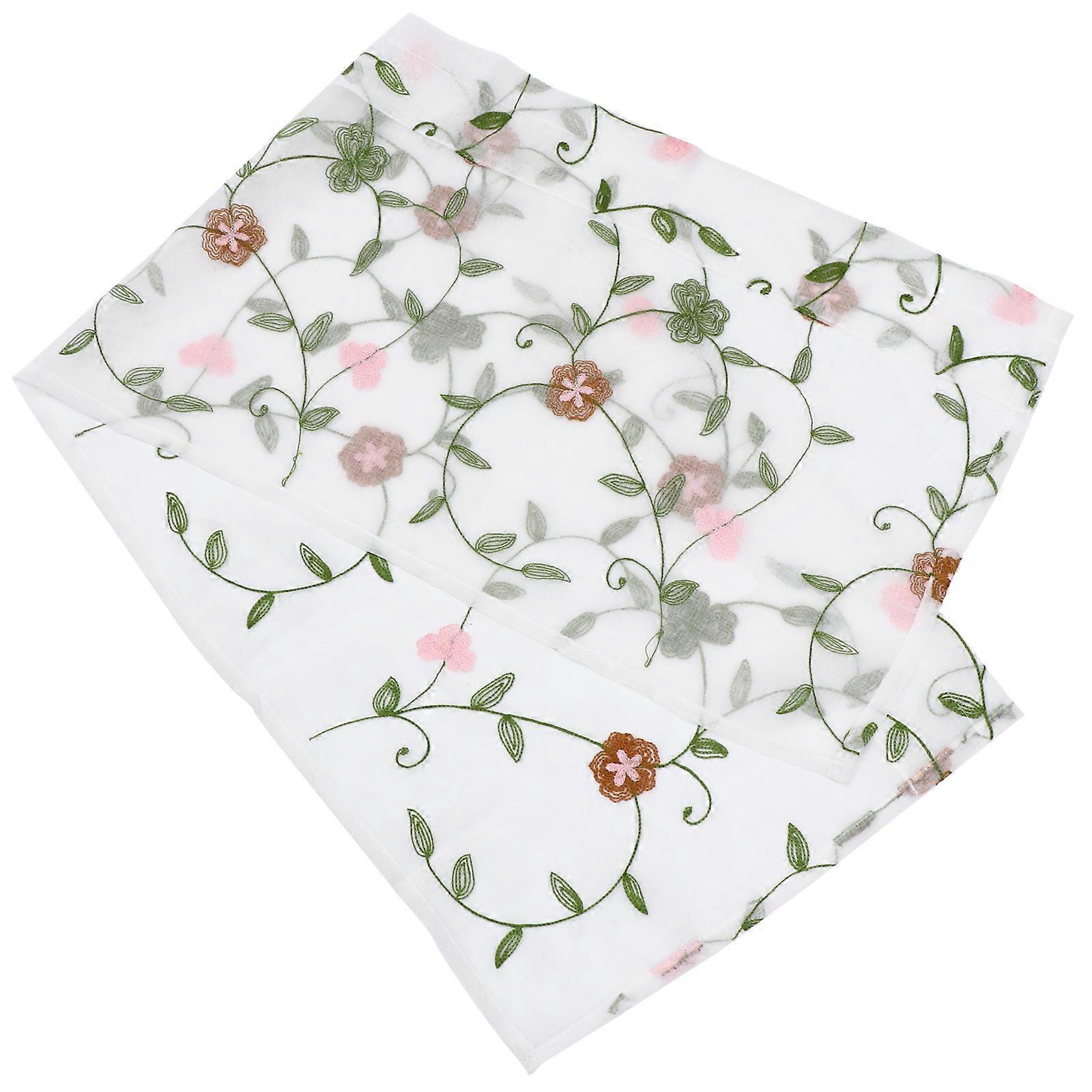 Short Curtains Polyester Material Privacy Protection for Homeowners Indoor Use Rectangle Shape 1Pack