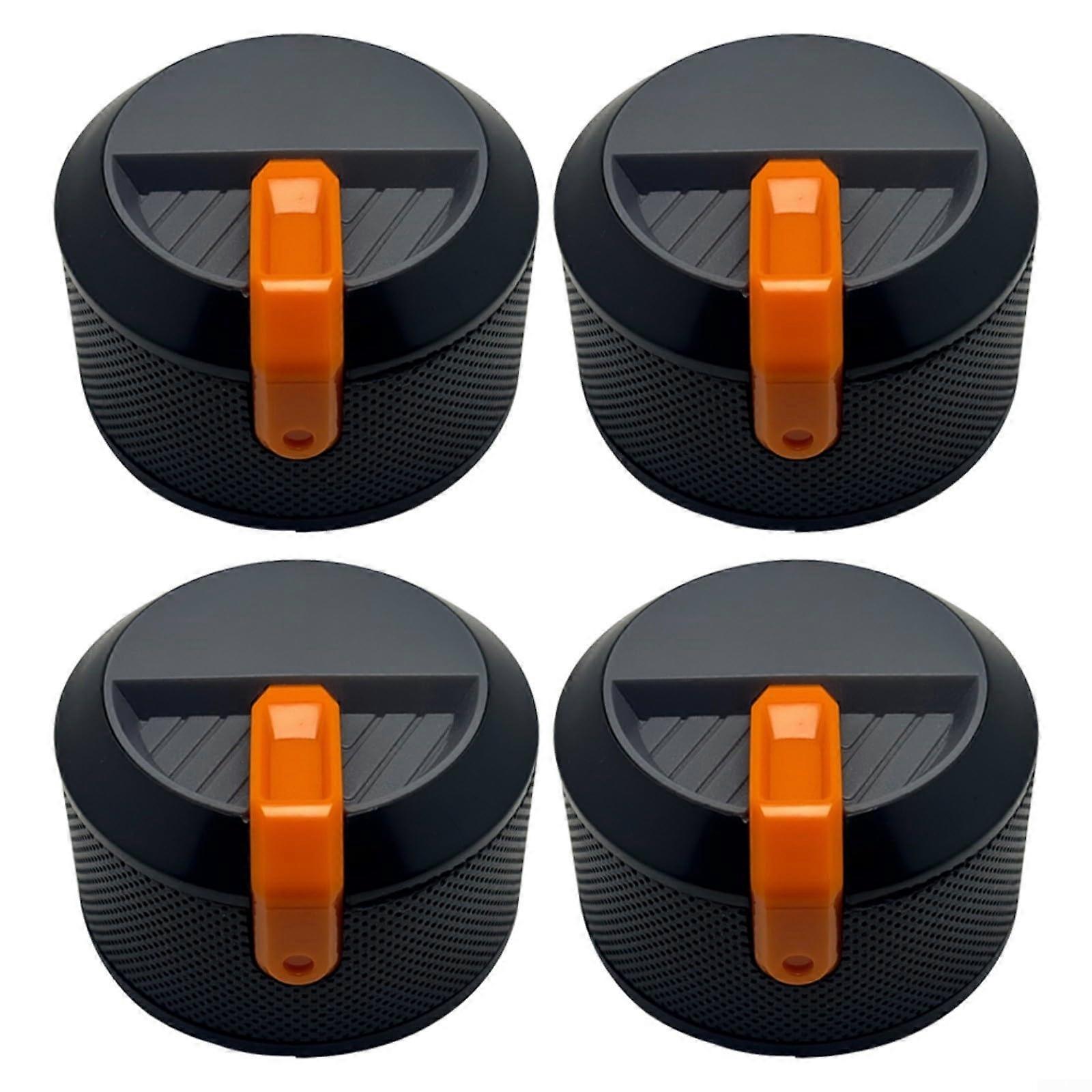 Electroplated Grill Knobs 4 Pack 58mm Universal Stove Knobs Replacement with HeatResistant Grip