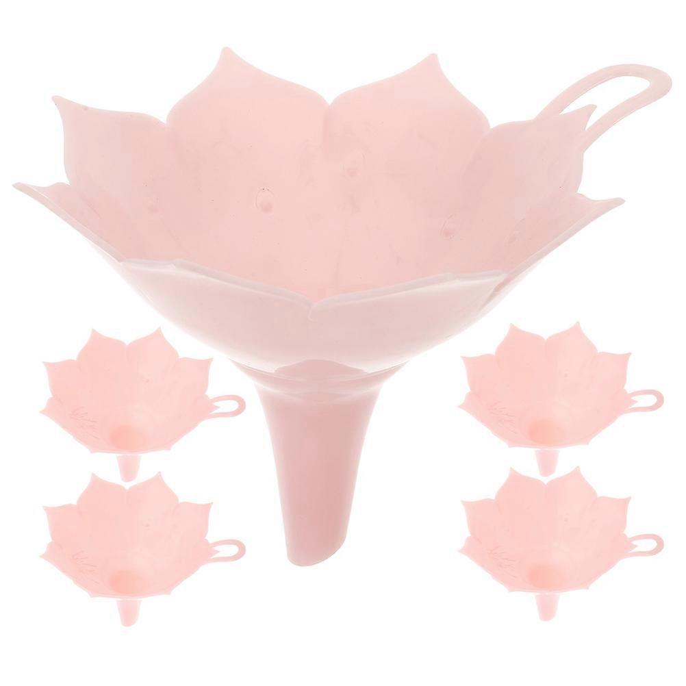 Kitchen Funnel Multi-Purpose Plastic Funnel for Liquids 5Pcs