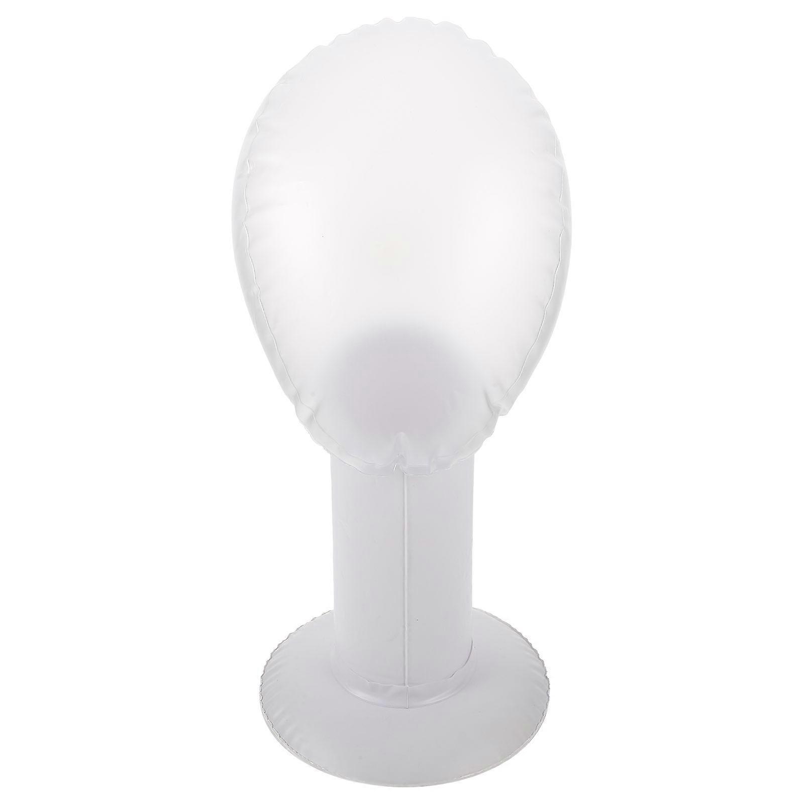 PVC Inflatable Mannequin Head Model for Display Use Light Grey Design