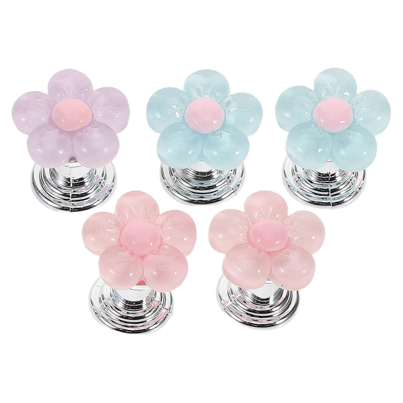 Toilet Button Pusher for Long Nails 5Pcs Universal Flush Button Set