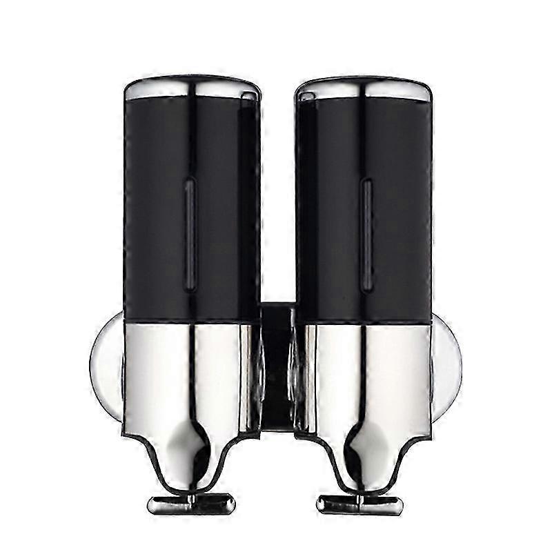 Wall Mounted Soap Dispenser Triple Chamber 500ml No Leak Smooth Portion Control for Bathroom