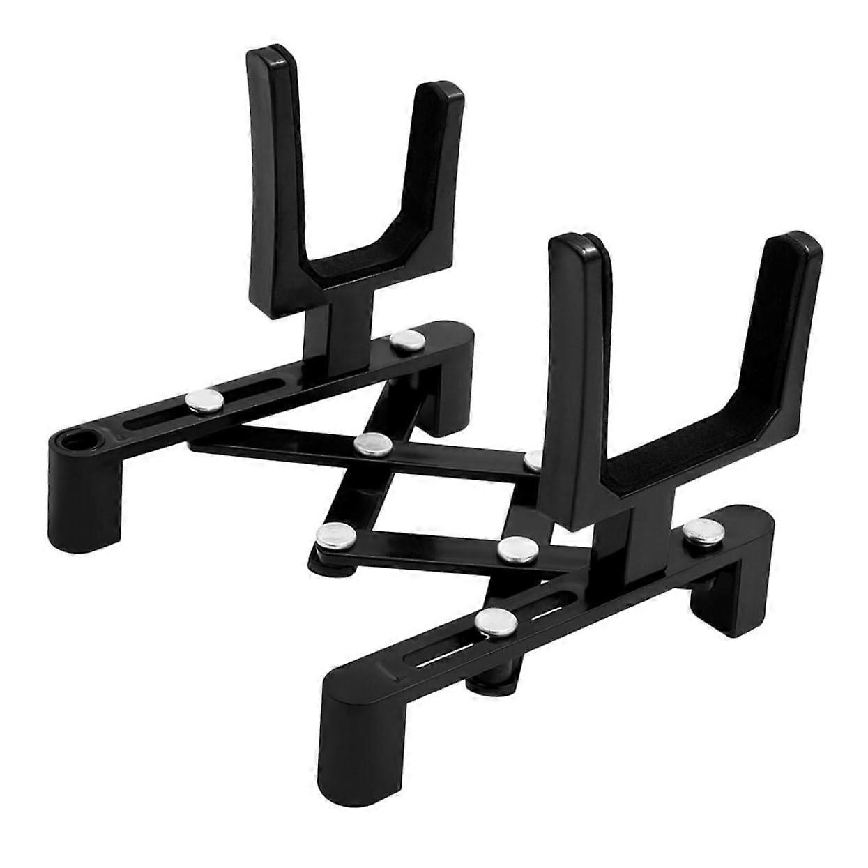 Foldable Portable Violin Stand with Bow Holder, Adjustable Sturdy Display for Performers