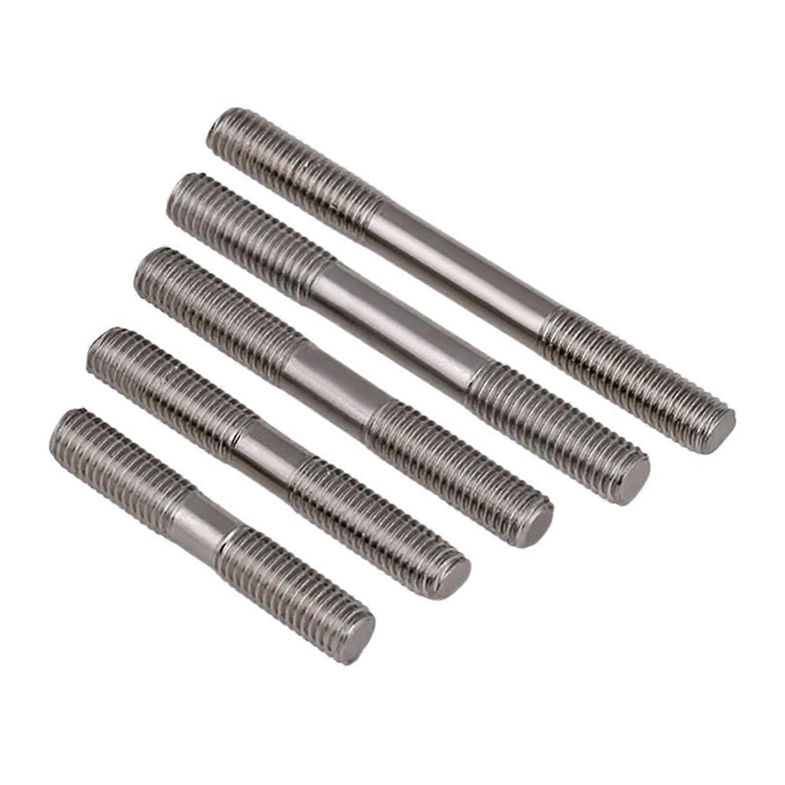 304 Stainless Steel Threaded Rod M6 Stud Bolt, Double Ended Fully Threaded for Assembly, 1PCS