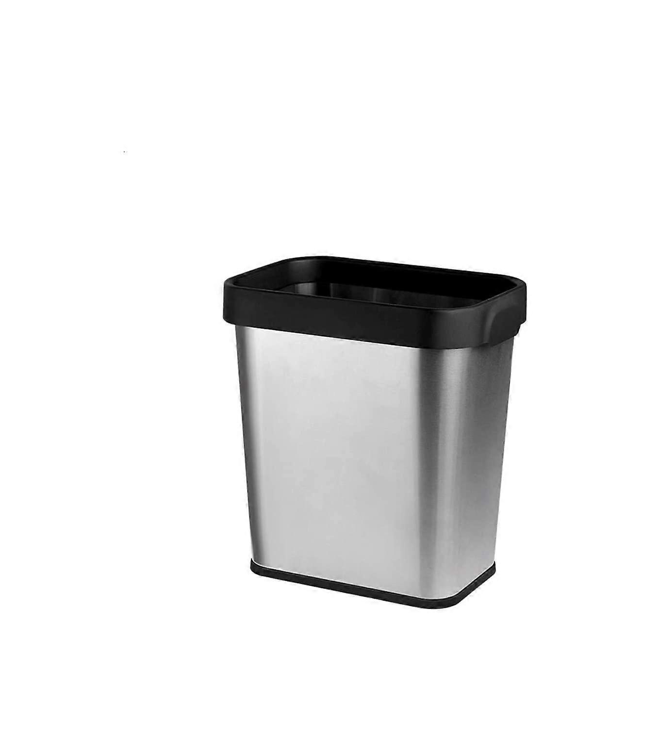 Small Trash Can with Lid, Compact Bathroom Waste Bin, Hands Pedal, 3.1/2.1 Gallon