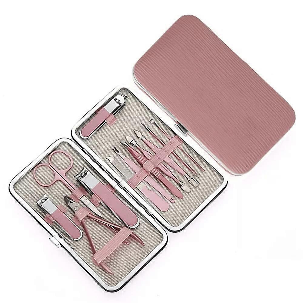 Professional Manicure Pedicure Kit, Complete 11Piece Nail Care Set for Precise Grooming