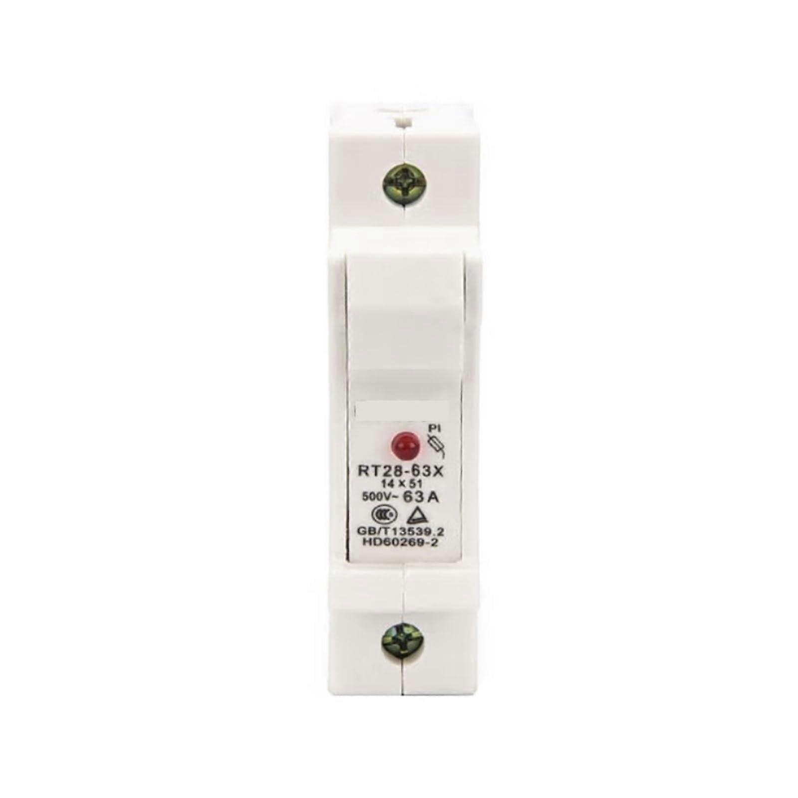 Fuse Base RT2863X 1P SinglePole Holder with Overload Protection and Fast Thermal Cutoff