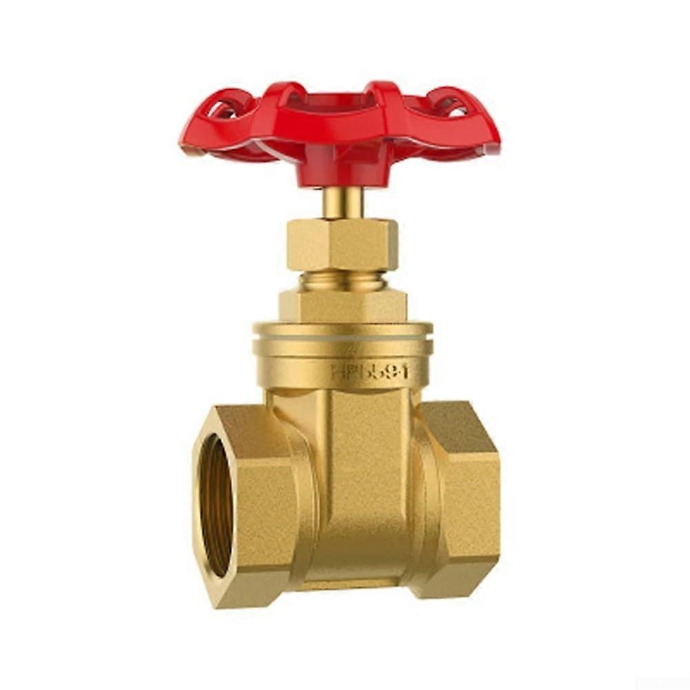Brass Gate Valve DN15 DN20 DN25 Internal Thread for Tap Water Control Efficient Vertical Operation