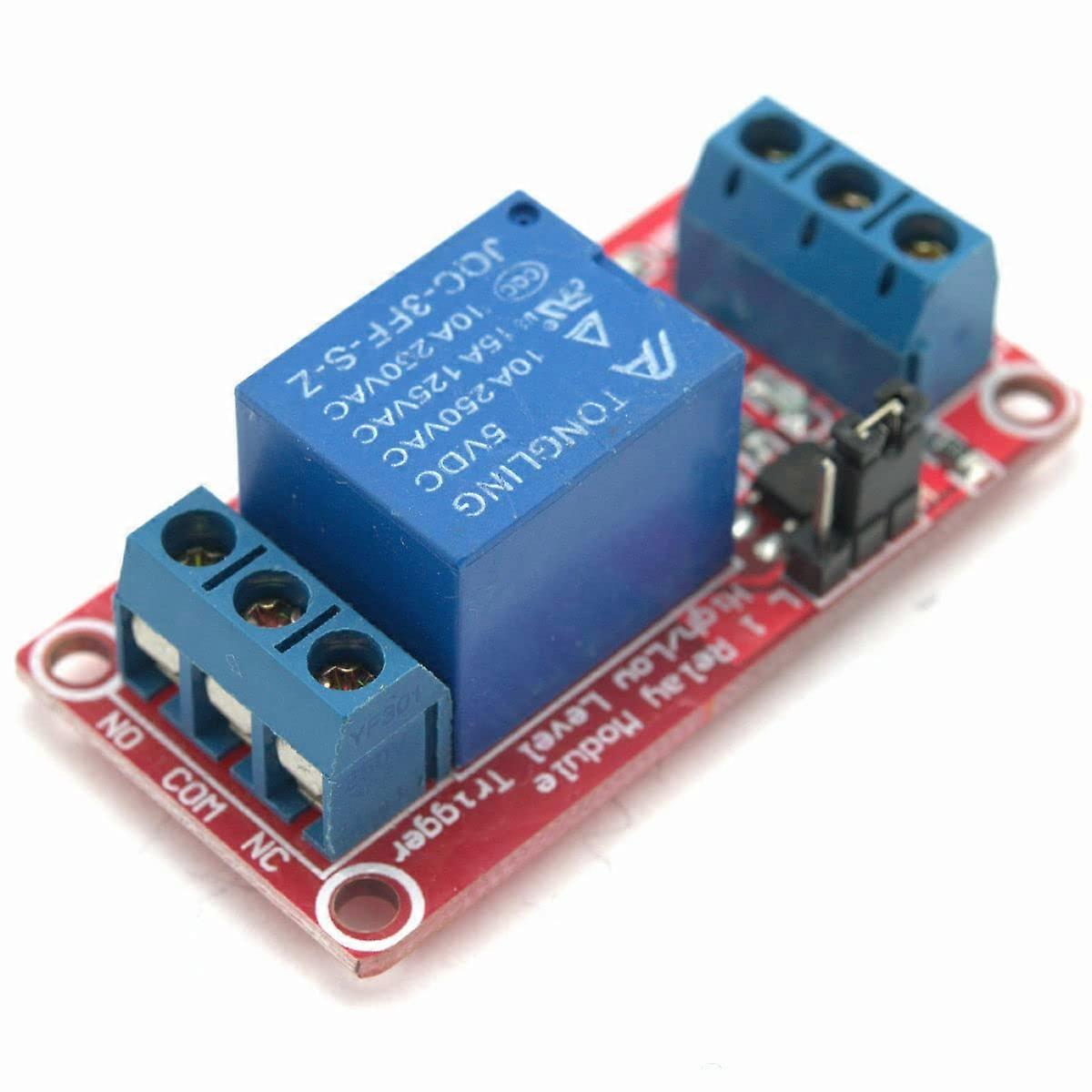 1 Channel 5V Relay Module with Optocoupler Isolation,  Low Level Trigger for Arduino and Pi