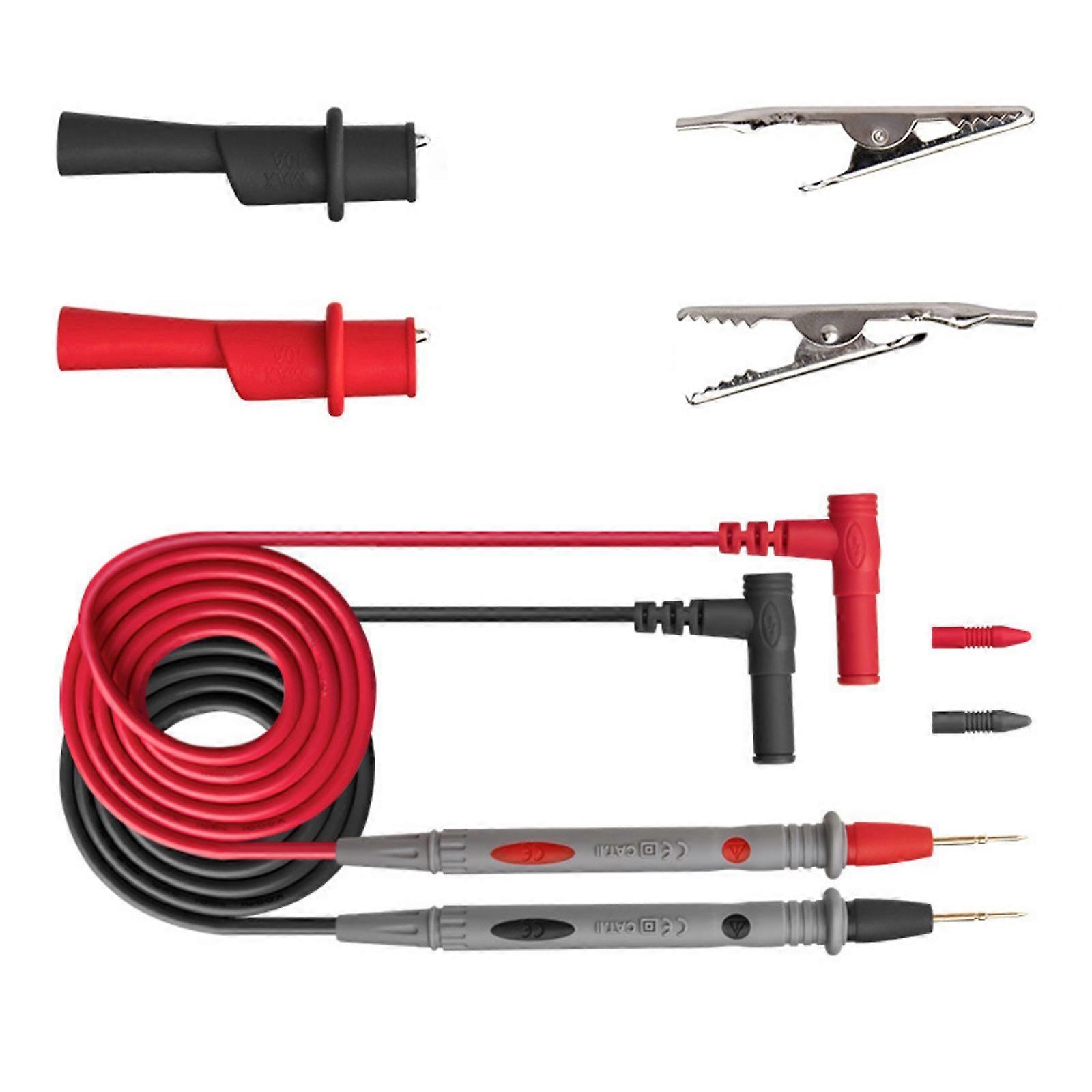Conductive Copper Cores Test Probes Set for Stable Electrical Connection in Electronics Debugging Teaching and Diagnostic Scenarios Multicolor