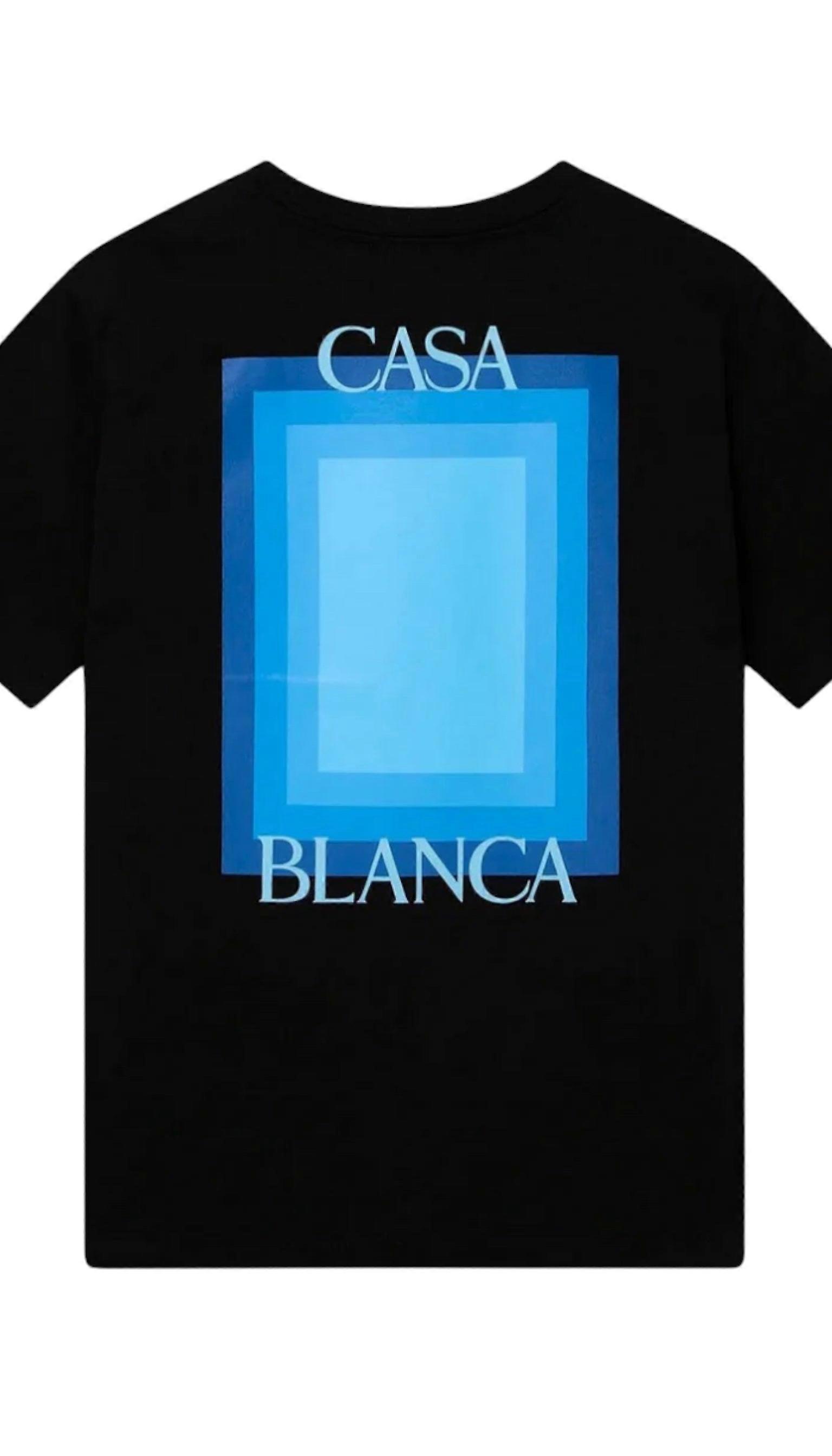 Men's T-shirt Black Logo Degrade Casablanca