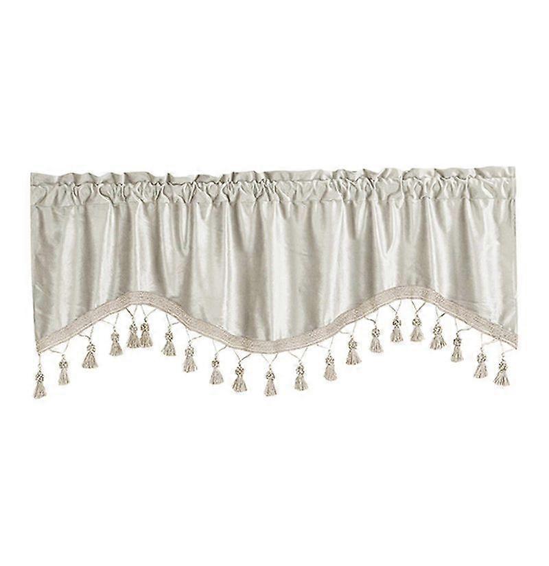 Small Window Curtains Valance Breathable Window Draperies for Bathroom Windows