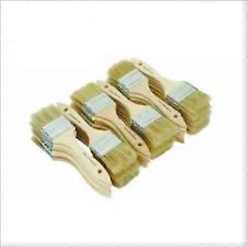 24 Pack 2 Inch Wide Disposable Paint Brushes for Trim Touch Up and MultiProject Use