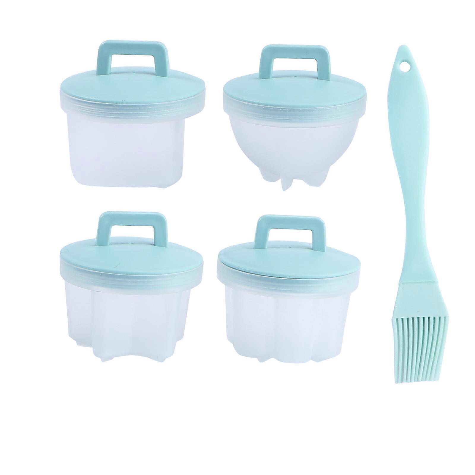 Steamed Egg Cup Egg Steamer for Cooking Use 4Pcs Portable Mold