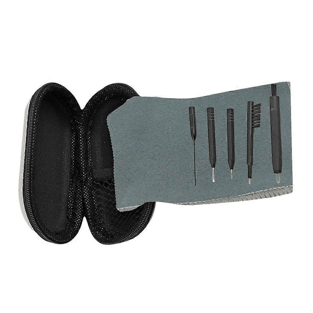 Universal Hearing Aid Cleaning Brush for Cleaning 7Pcs Set with Storage Box