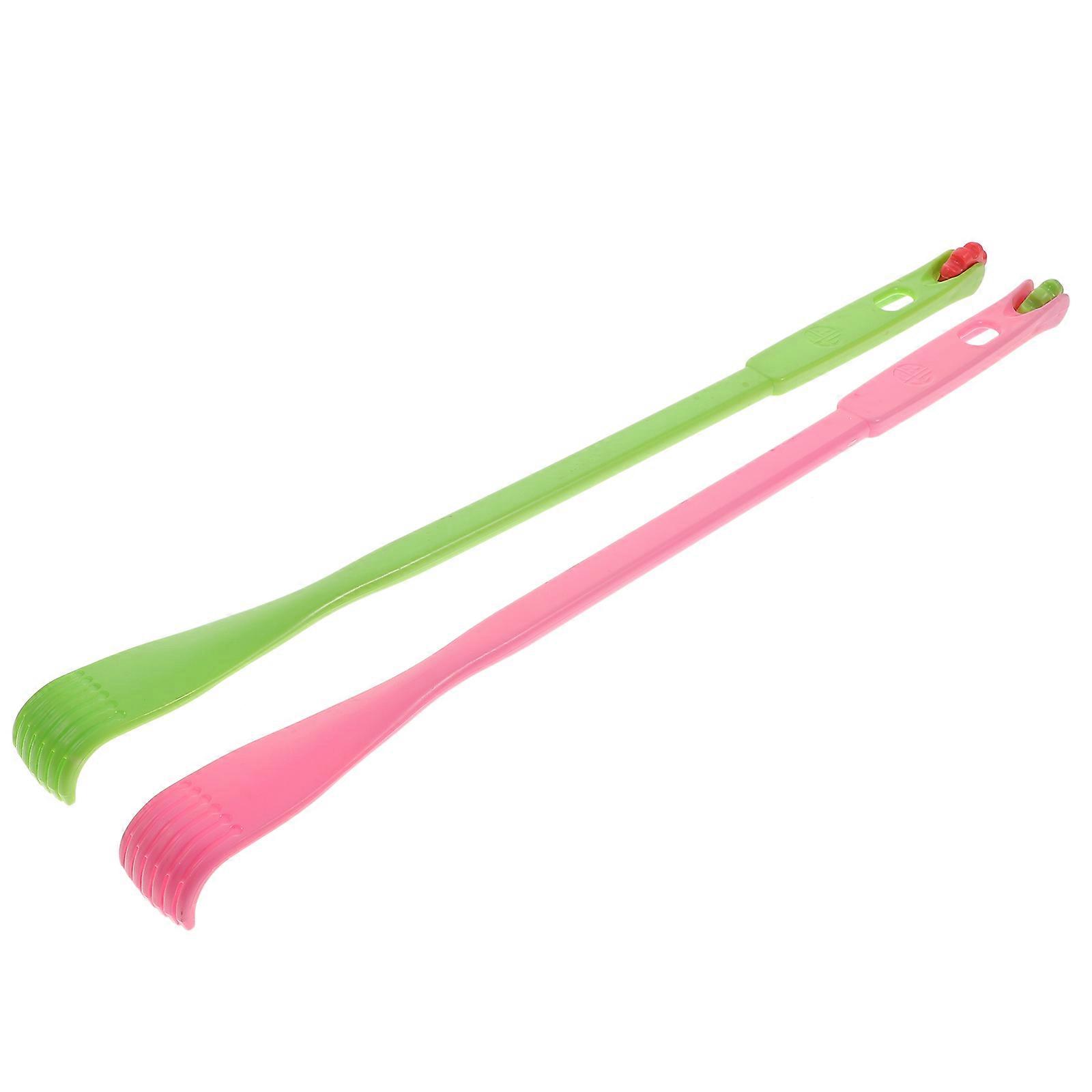 Back Scratcher Long Handle for Home Use 2Pcs Portable Assorted Color